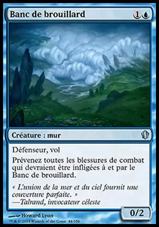 Commander 2013 - Banc de brouillard