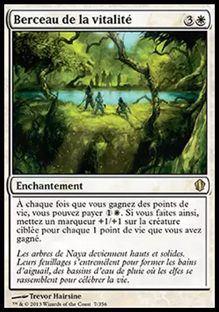 Commander 2013 - Berceau de la vitalité