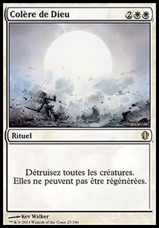 Commander 2013 - Colère de Dieu