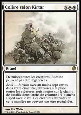 Commander 2013 - Colère selon Kirtar