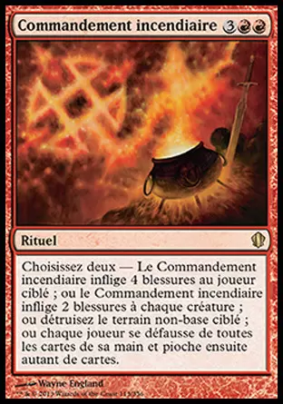 Commander 2013 - Commandement incendiaire