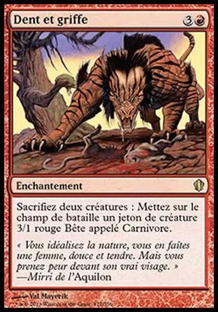 Commander 2013 - Dent et griffe