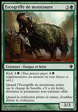 Commander 2013 - Escogriffe de moisissure
