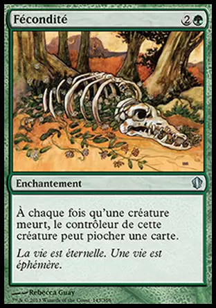 Commander 2013 - Fécondité