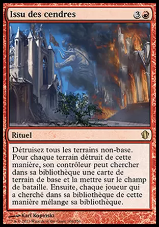 Commander 2013 - Issu des cendres