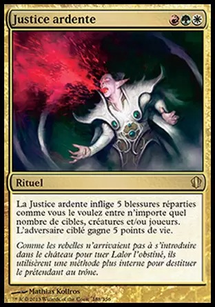 Commander 2013 - Justice ardente