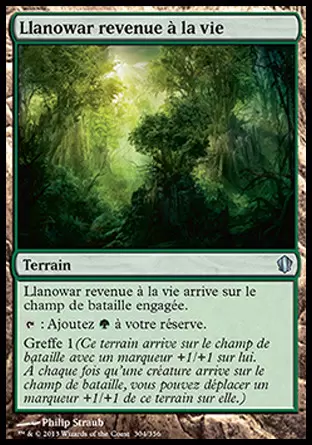 Commander 2013 - Llanowar revenue à la vie