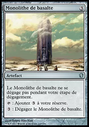 Commander 2013 - Monolithe de basalte