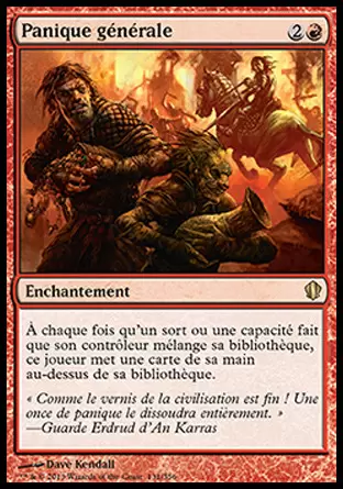 Commander 2013 - Panique générale