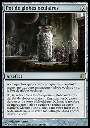 Commander 2013 - Pot de globes oculaires