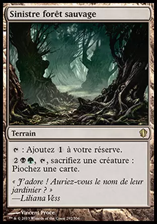 Commander 2013 - Sinistre forêt sauvage