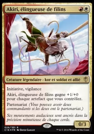 Commander 2016 - Akiri, élingues de filins