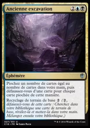Commander 2016 - Ancienne excavation