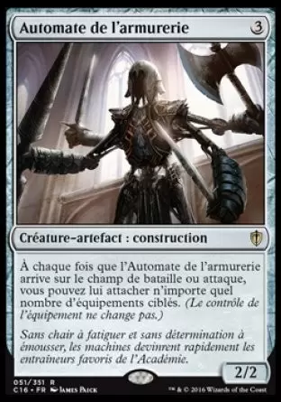 Commander 2016 - Automate de l\'armurerie
