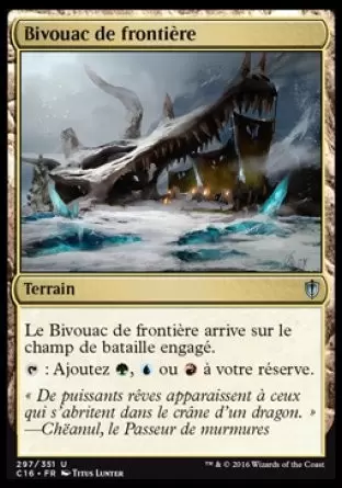 Commander 2016 - Bivouac de frontière