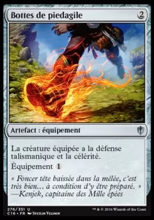 Commander 2016 - Bottes de piedagile