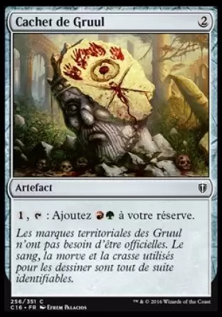 Commander 2016 - Cachet de Gruul