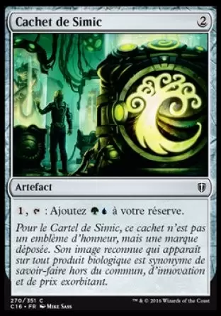 Commander 2016 - Cachet de Simic