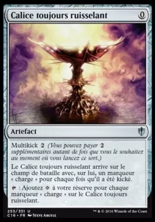 Commander 2016 - Calice toujours ruisselant