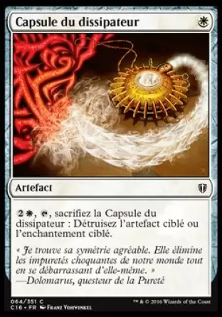 Commander 2016 - Capsule du dissipateur
