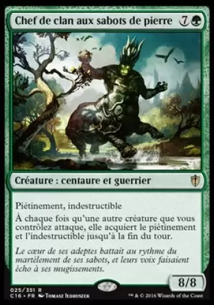 Commander 2016 - Chef de clan aux sabots de pierre