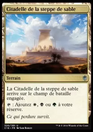 Commander 2016 - Citadelle de la steppe de sable