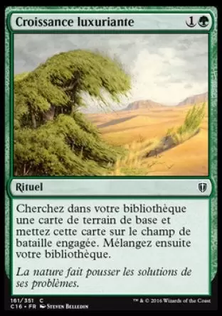 Commander 2016 - Croissance luxuriante