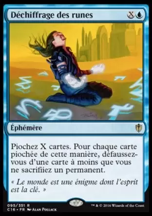 Commander 2016 - Déchiffrage des runes