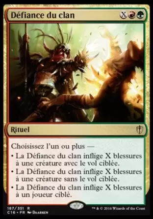Commander 2016 - Défiance du clan