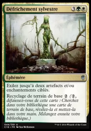 Commander 2016 - Défrichement sylvestre