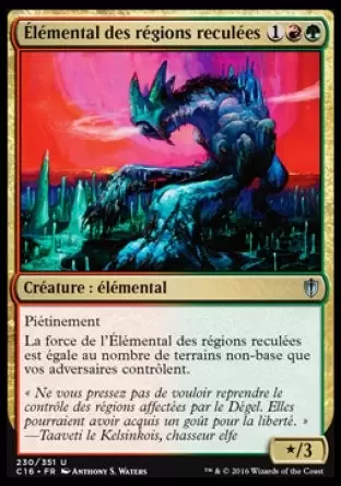 Commander 2016 - Elémental des régions reculées