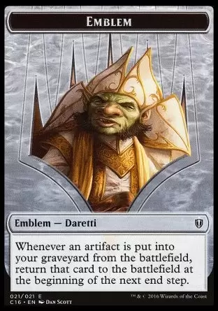 Commander 2016 - Emblème Daretti, savant ferrailleur