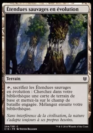 Commander 2016 - Étendues sauvages en évolution