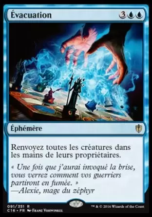 Commander 2016 - Évacuation