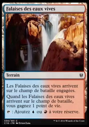 Commander 2016 - Falaises des eaux vives