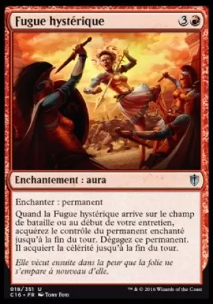 Commander 2016 - Fugue hystérique