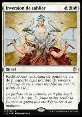 Commander 2016 - Inversion de sablier
