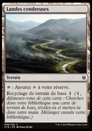 Commander 2016 - Landes cendreuses