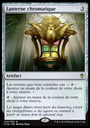Commander 2016 - Lanterne chromatique