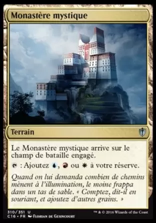 Commander 2016 - Monastère mystique