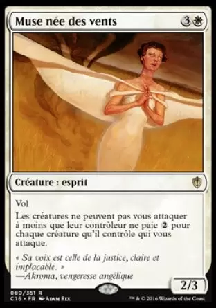 Commander 2016 - Muse née des vents