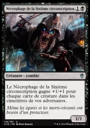 Commander 2016 - Nécrophage de la Sixième circonscription