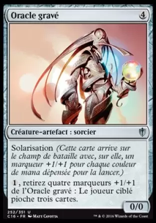 Commander 2016 - Oracle gravé