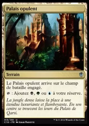 Commander 2016 - Palais opulent