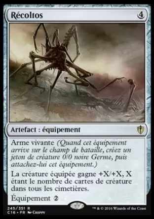 Commander 2016 - Récoltos