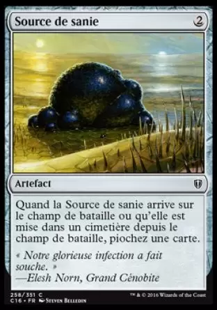 Commander 2016 - Source de sanie