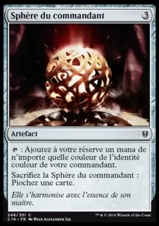Commander 2016 - Sphère du commandant