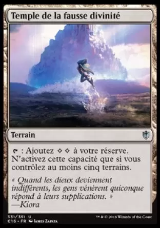 Commander 2016 - Temple de la fausse divinité
