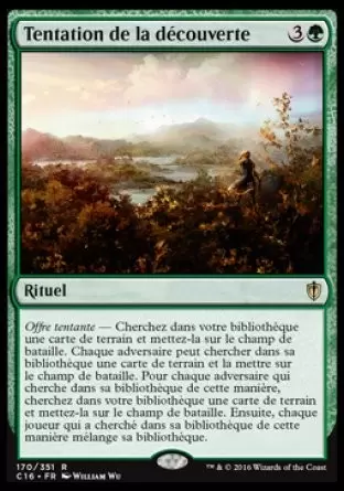 Commander 2016 - Tentation de la découverte