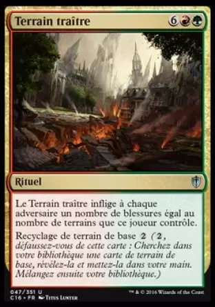 Commander 2016 - Terrain traître